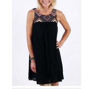 Braeve Desert Tapestry Dress Women Size XS Color brown/black